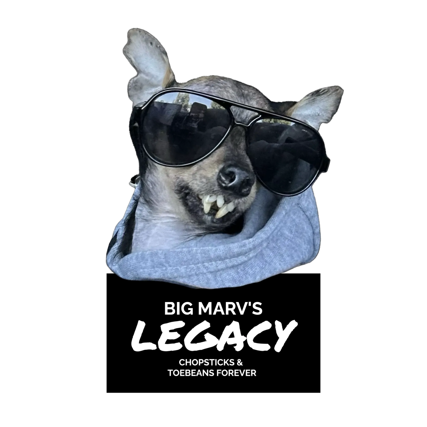 BIG MARV'S LEGACY STICKER - LARGE 5"