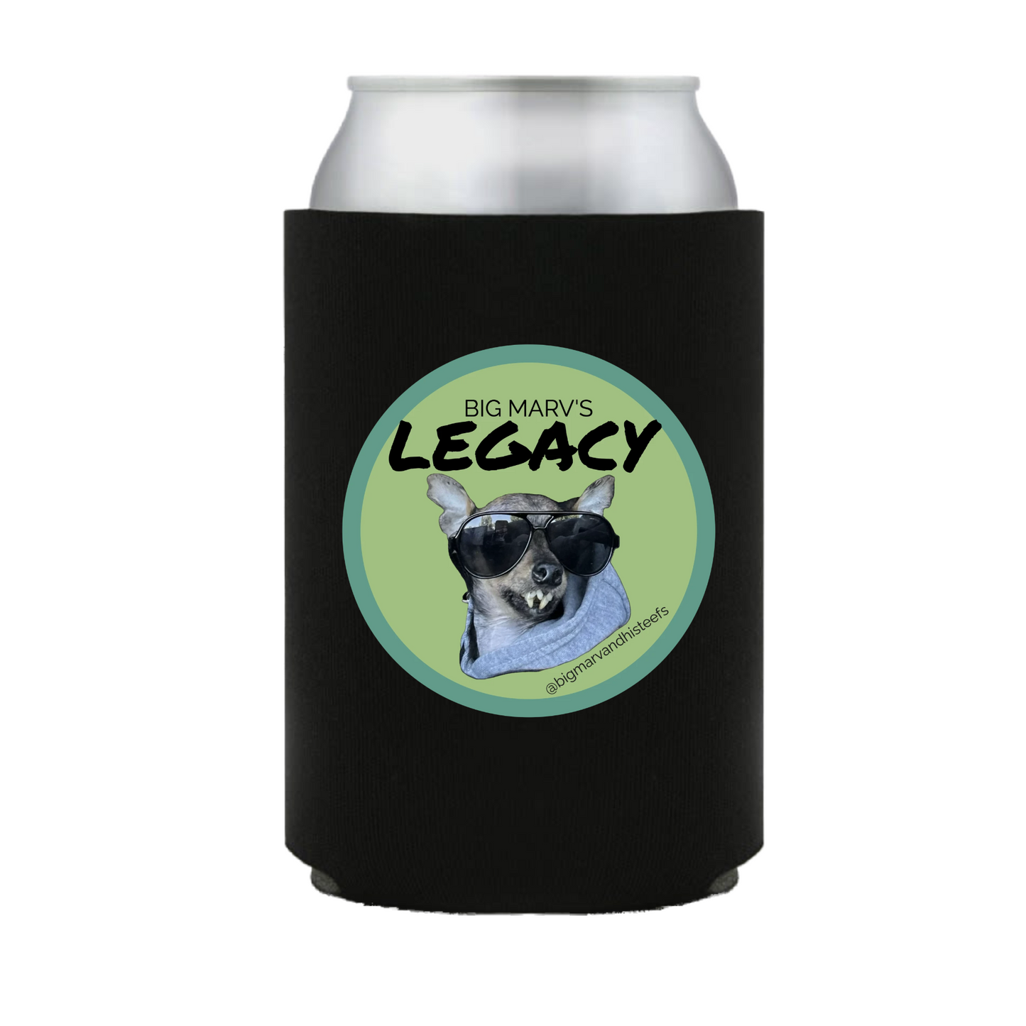 BIG MARV KOOZIE - REGULAR CAN SIZE (GREEN LEGACY)