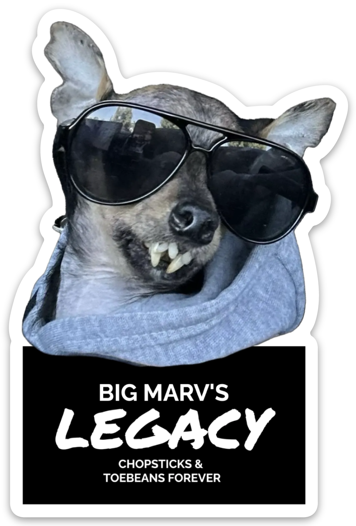 MAGNET - BIG MARV LEGACY 4" x 2.5"
