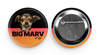 BUTTON - BIG MARV STYLE 2.5" x 2.5"