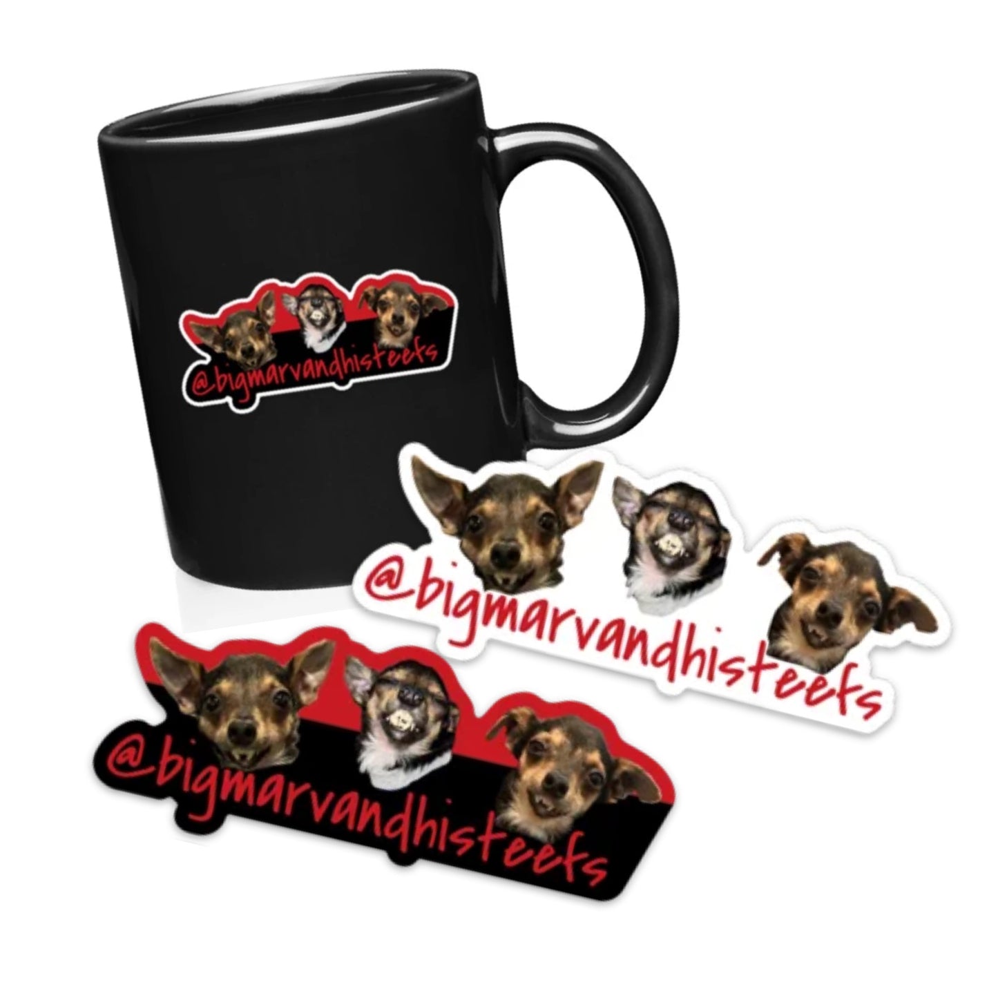 3 HEADS BUNDLE w/ MUG